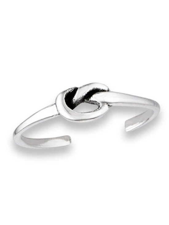 casual flare Jewelry - NWT-Sterling Silver(925) Little Love Knot Toe Ring